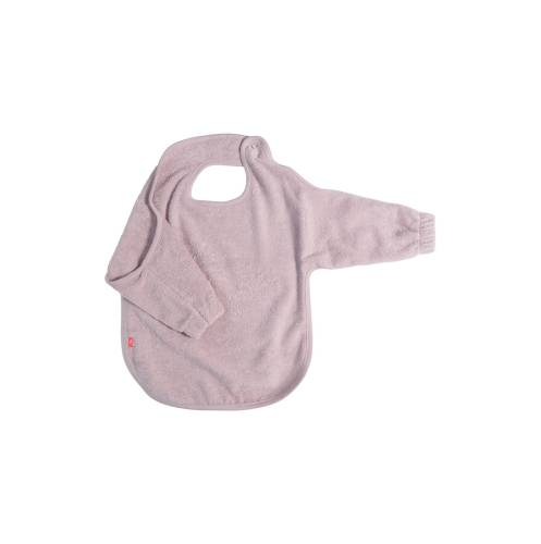 KIKADU Sleeved Bib - Pale Rose